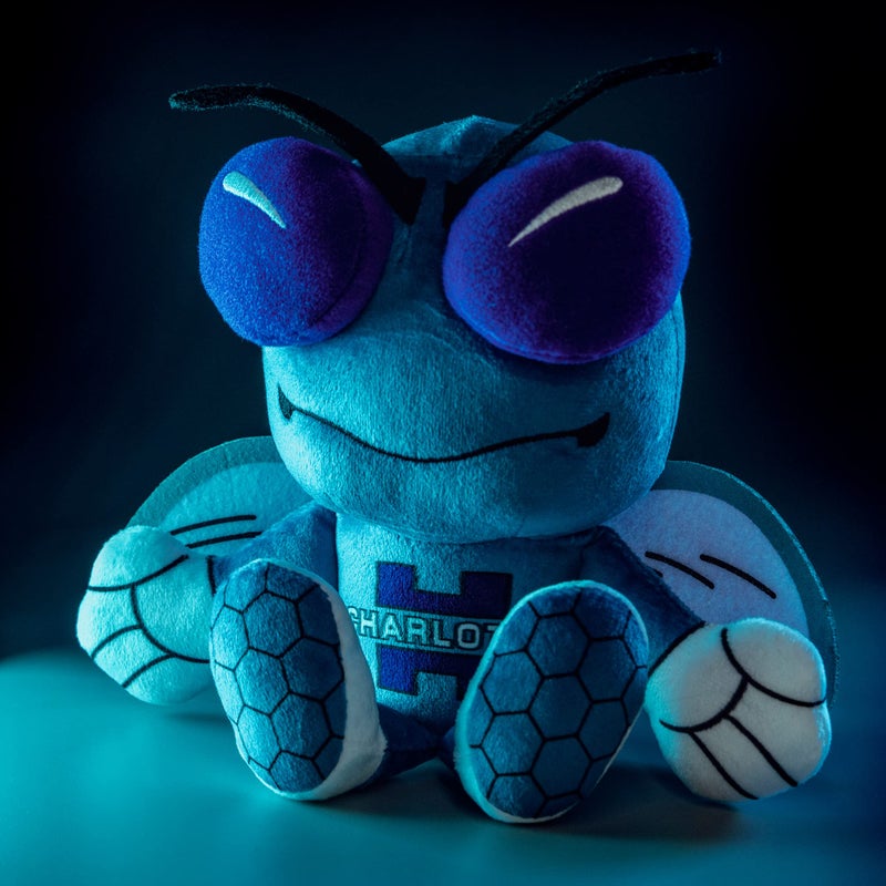 Bleacher Creatures Charlotte Hornets Hugo Mascot Kuricha Sitting Plushees- Soft Chibi Inspired Mascot - Image 5